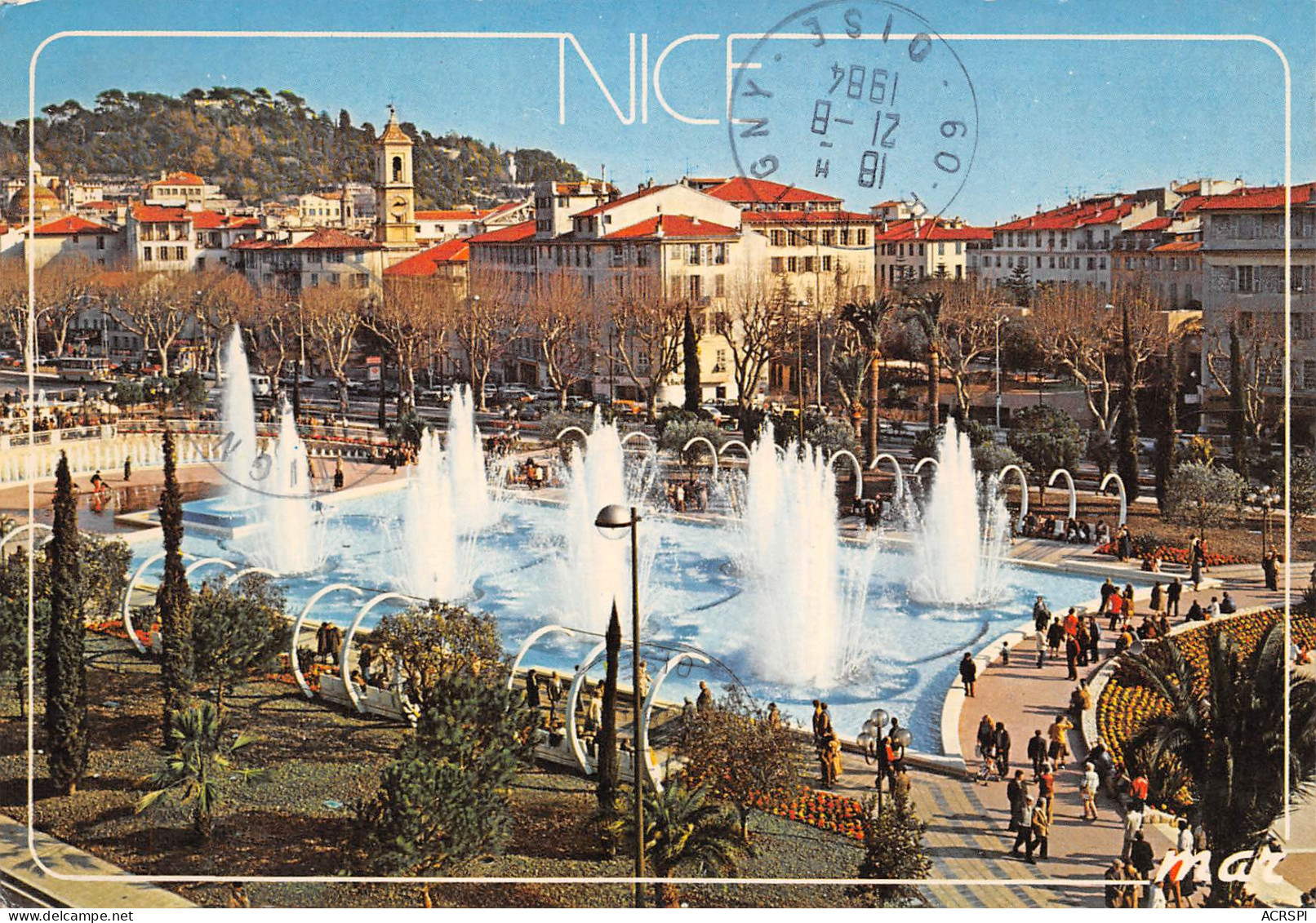 NICE Le Jaidin De L'esplanade Du Paillon  28  (scan Recto Verso)MG2886VIC - Parques, Jardines