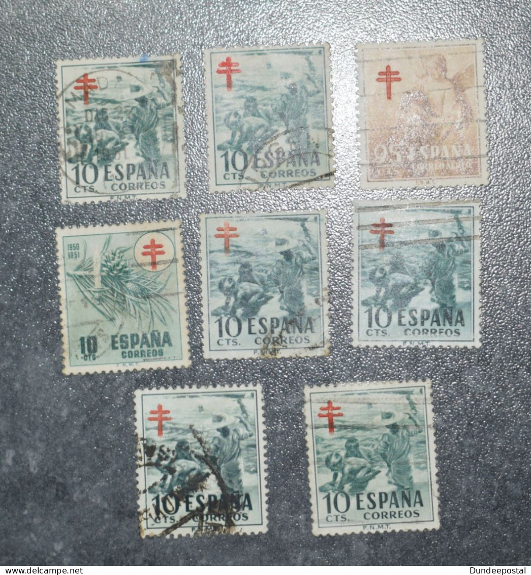 SPAIN  STAMPS Postal Tax 1949 + 51  ~~L@@K~~ - Used Stamps