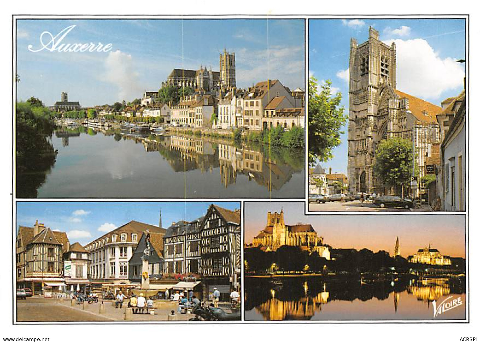 AUXERRE  Quatre Vues De La Ville   3 (scan Recto Verso)MG2890 - Auxerre