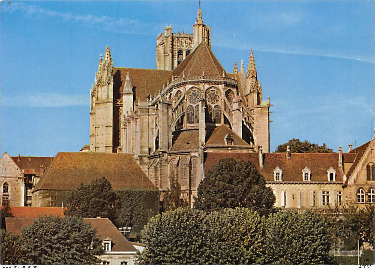 AUXERRE   Abside De La Cathédrale Saint Etienne  15 (scan Recto Verso)MG2890 - Auxerre