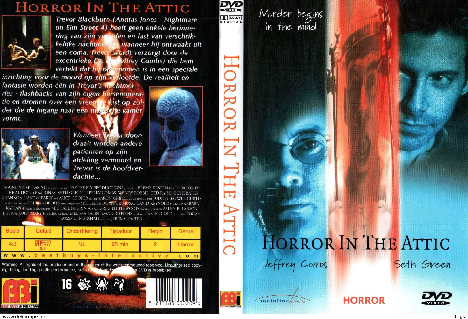 DVD - Horror In The Attic - Horreur