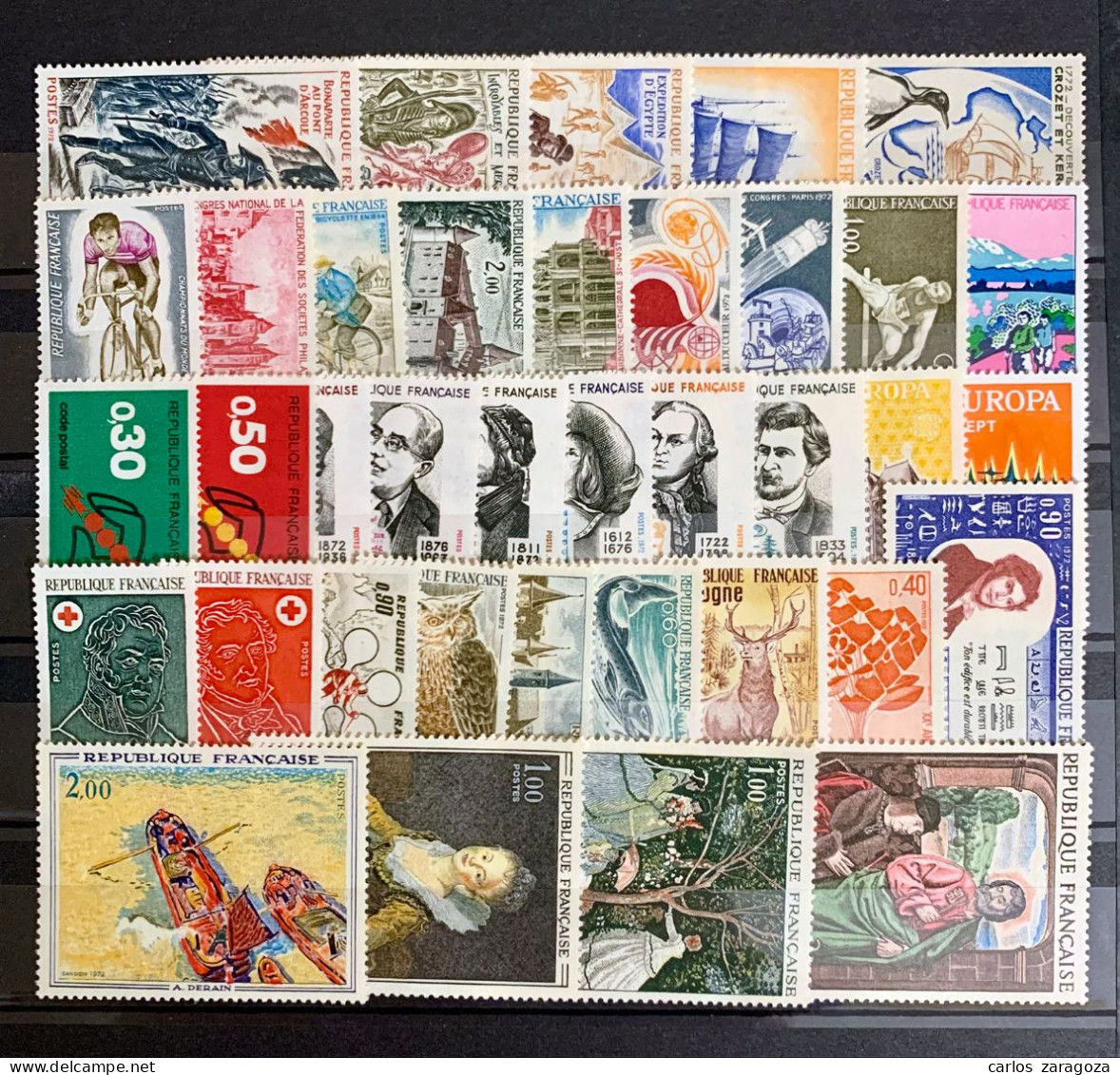 FRANCIA. Año 1972 Completo. Sellos Nuevos ** MNH Stamps (**) Timbres Neufs 1737…1782 - 1970-1979