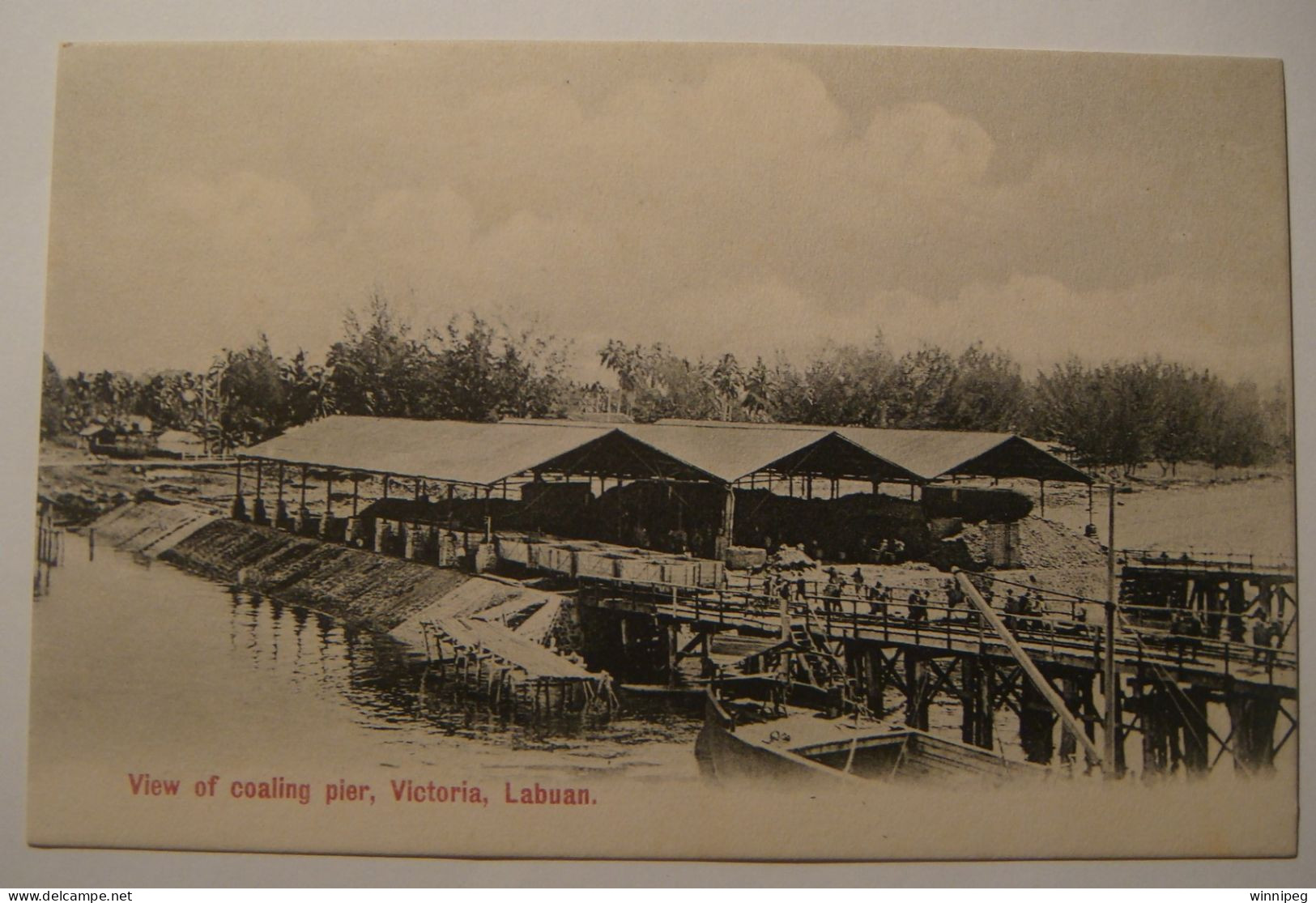 Victoria,Labuan.View Of Coaling Pier.Malaysia.British North Borneo - Malaysia