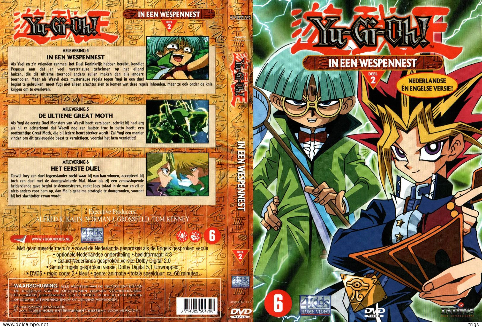DVD - Yu-Gi-Oh! Deel 2: In Een Wespennest - Cartoons