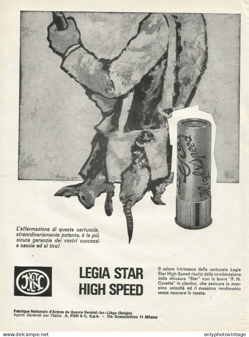 Legia Star Cartucce - Pubblicità 1968 - Advertising - Pubblicitari