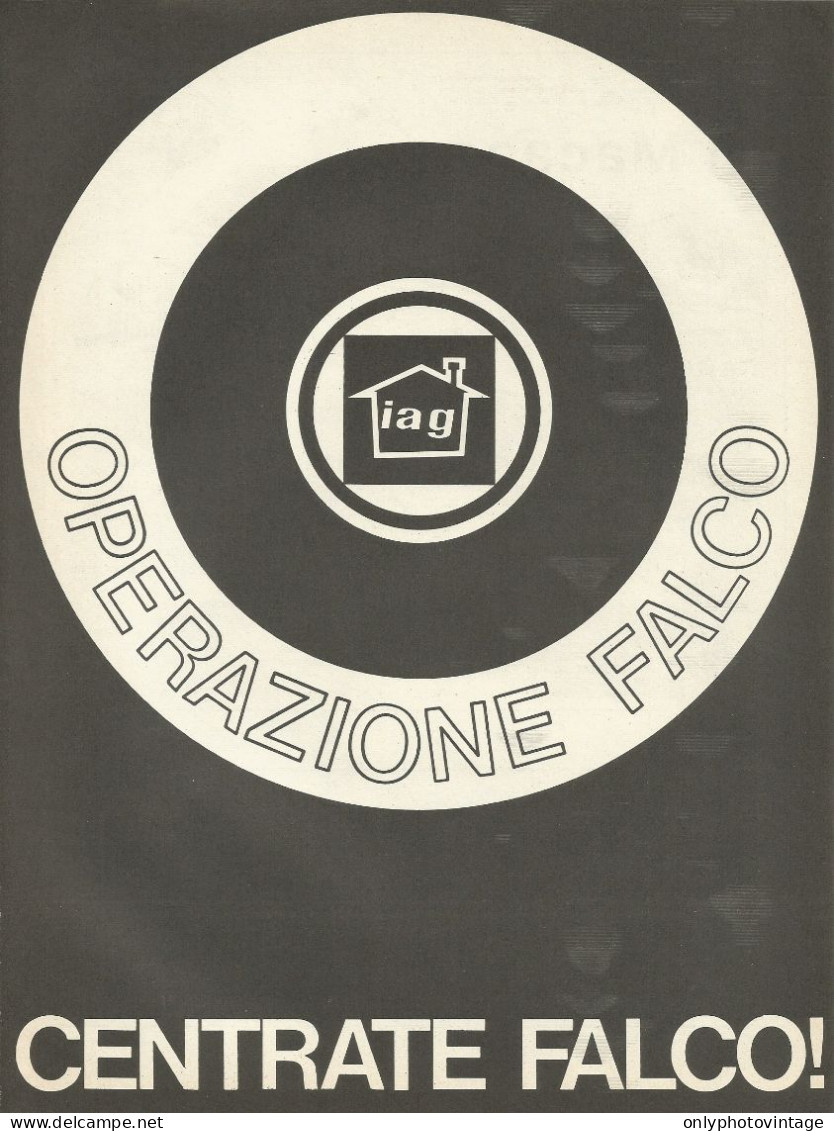 Operazione FALCO - Pubblicità 1969 - Advertising - Pubblicitari