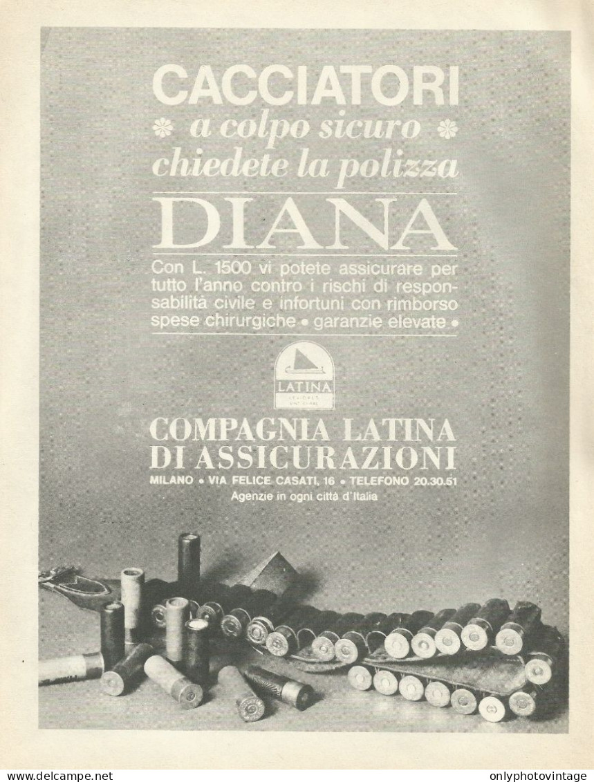 Compagnia Latina Di Assicurazioni - Pubblicità 1969 - Advertising - Pubblicitari