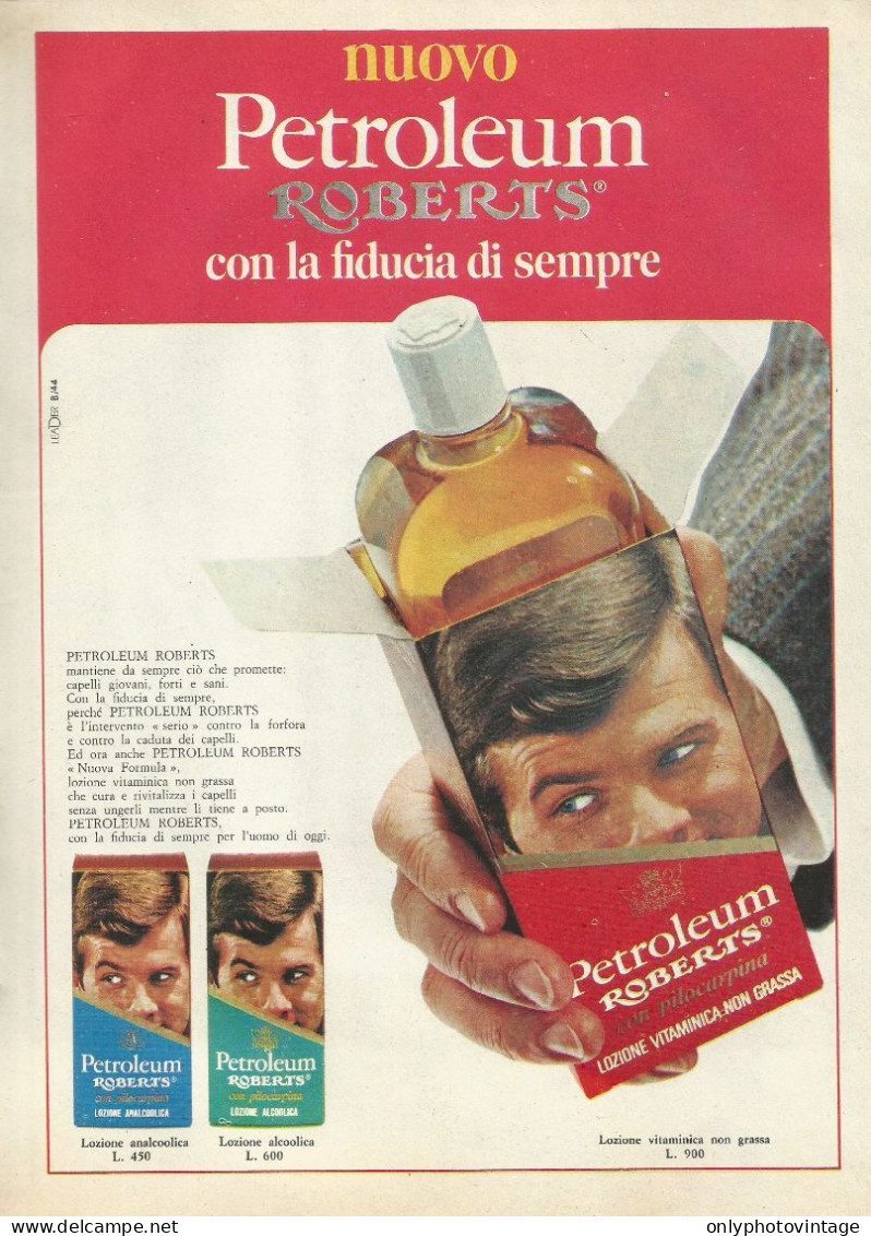 Nuovo Petroleum ROBERTS - Pubblicità 1969 - Advertising - Pubblicitari