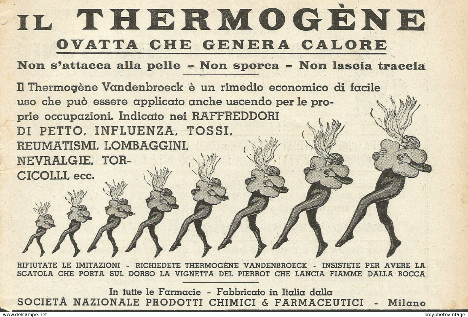 Thermogène - Pubblicità 1931 - Advertising - Publicités