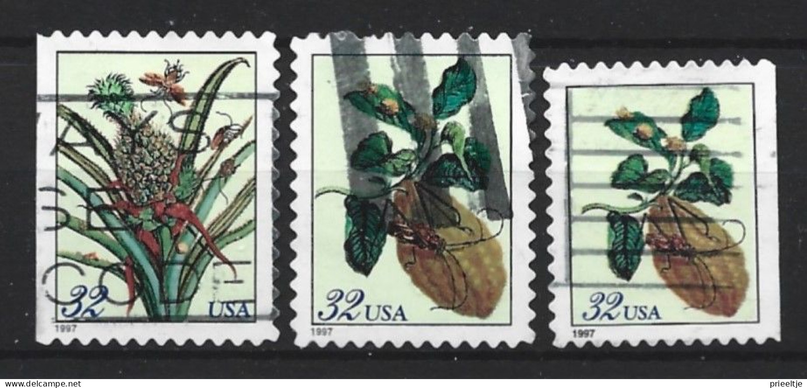 USA 1997 Plant  Y.T. 2582/2583+2583a (0) - Used Stamps