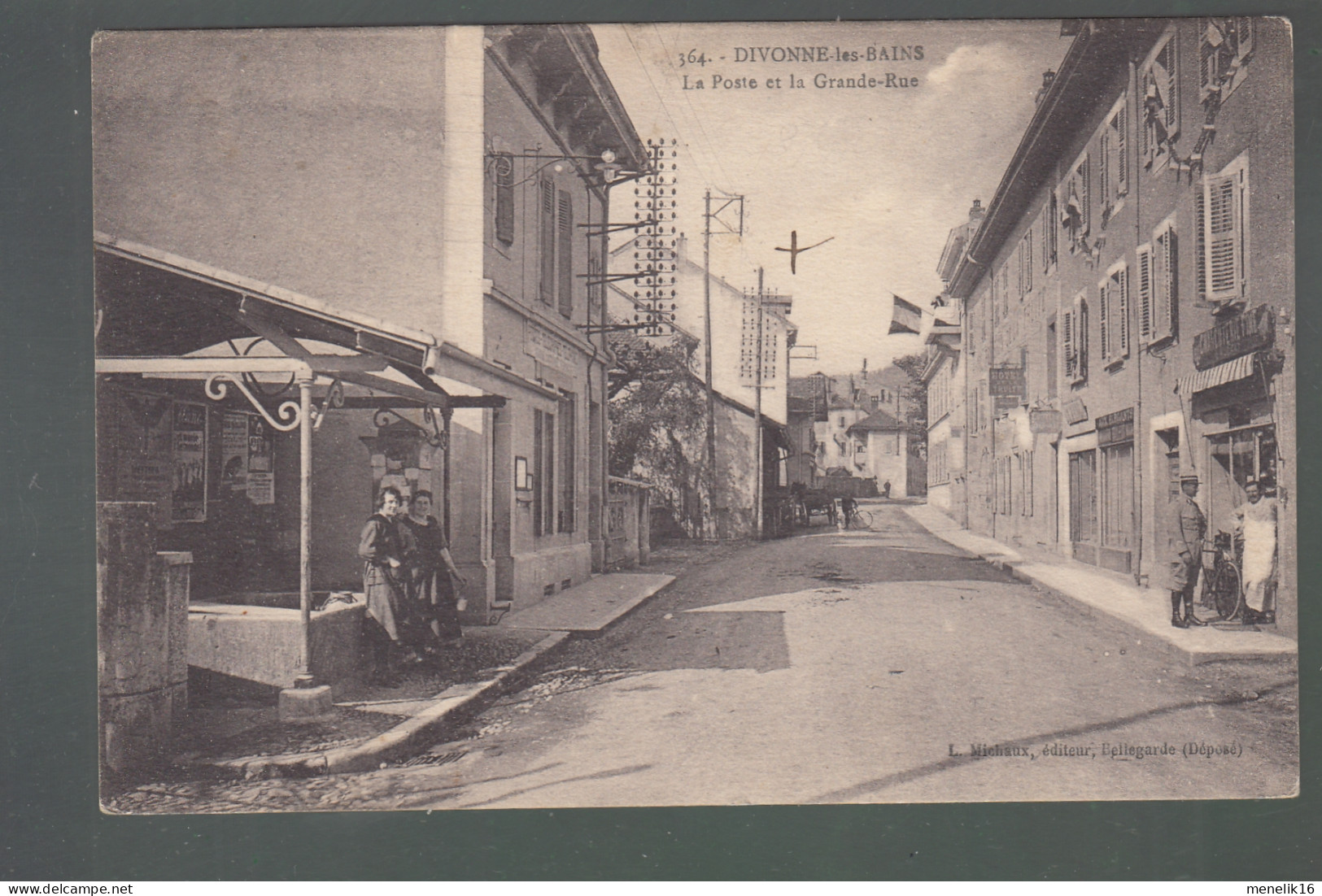 CP - 01 - Divonne-les-Bains - Poste - Grande Rue - Divonne Les Bains