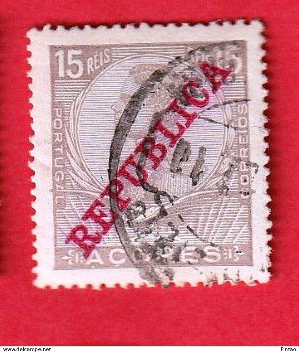 ACR0581- AÇORES 1911 Nº 124- USD - Azoren