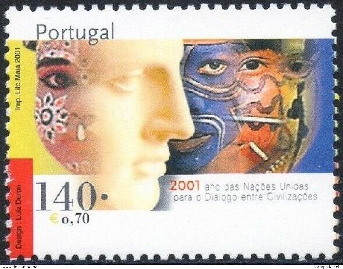 2001 Portugal 2539 Dialogue Between Civilizations - Moderne