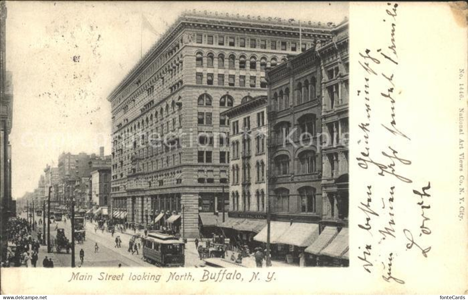 11735243 Buffalo_New_York Main Street Looking North Tram - Autres & Non Classés