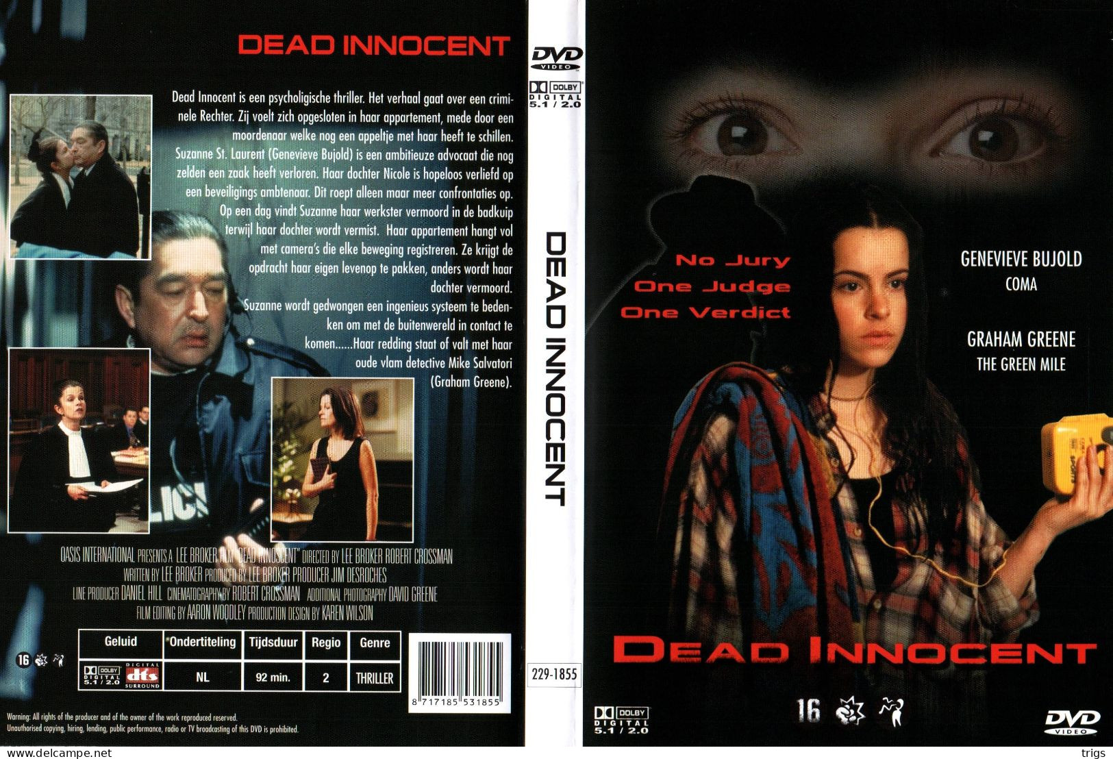 DVD - Dead Innocent - Policiers