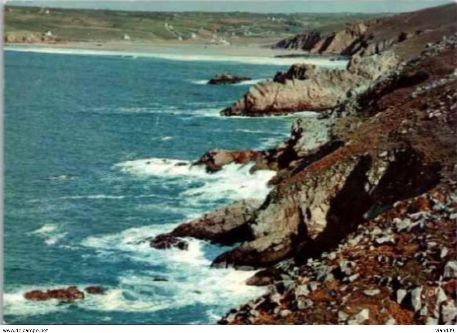 POINTE Du RAZ. -  Baie Des Trépassés   -  Non Circulée. . - La Pointe Du Raz