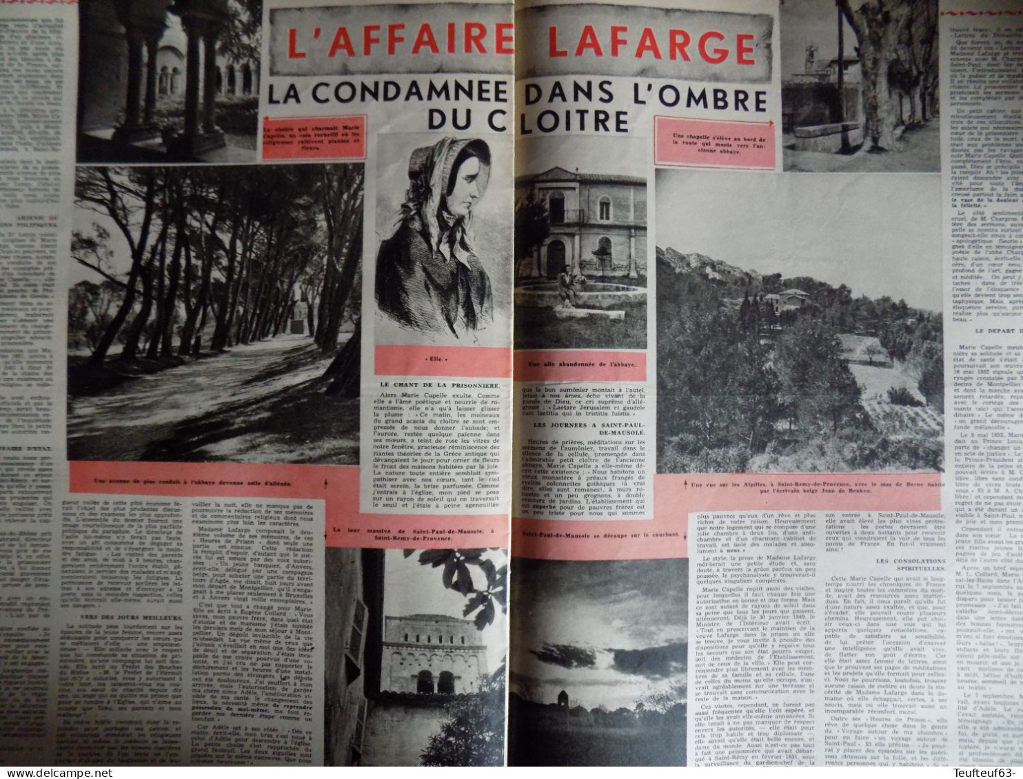 Le soir illustré n° 889 Jean Simmons - Fausto Coppi - Tour de France - la Lesse - affaire Lafarge - Mao-Tse-Tung...