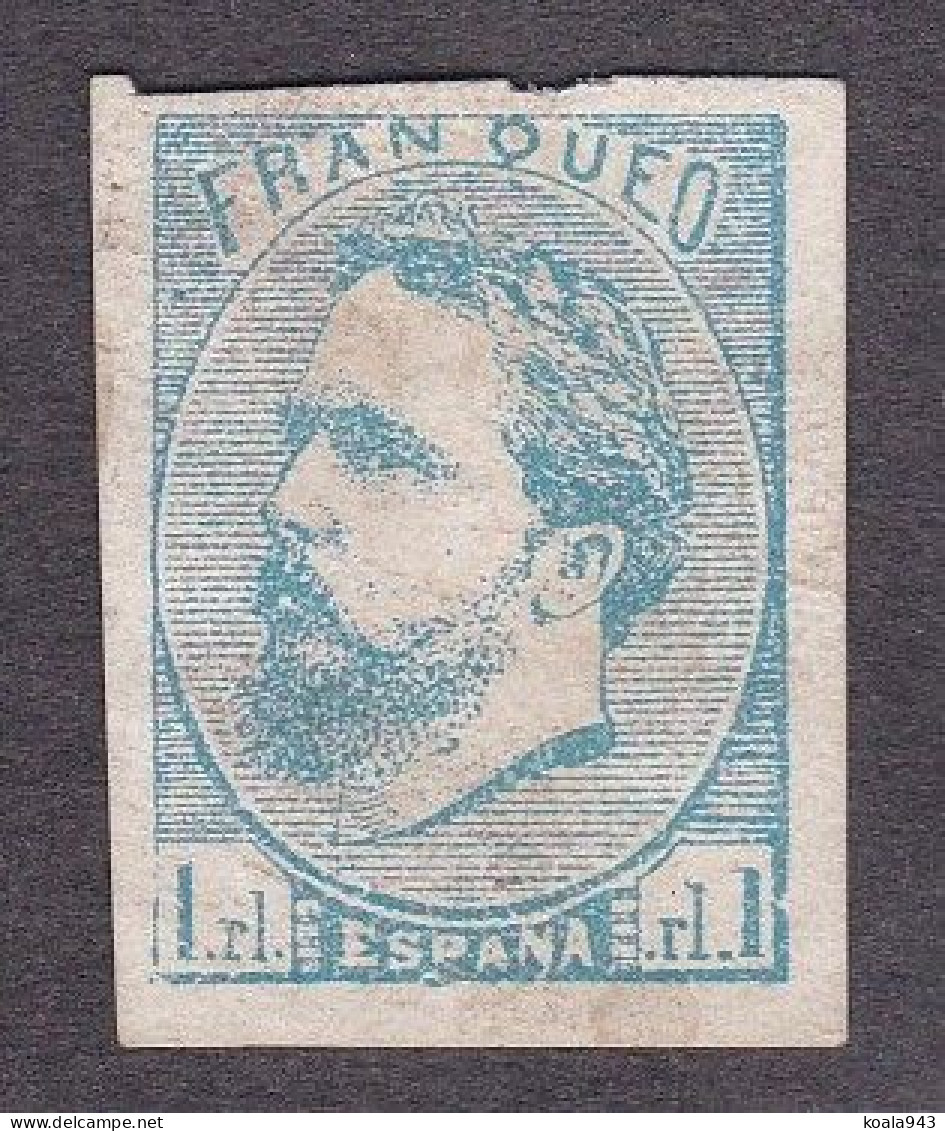 4 ESPANA 1873 1874 1875 Don CARLOS VII YT N°1 4 5 Dont 3 Neufs Originaux GENUINE / CARLISTA ! Espagne - Carlistes