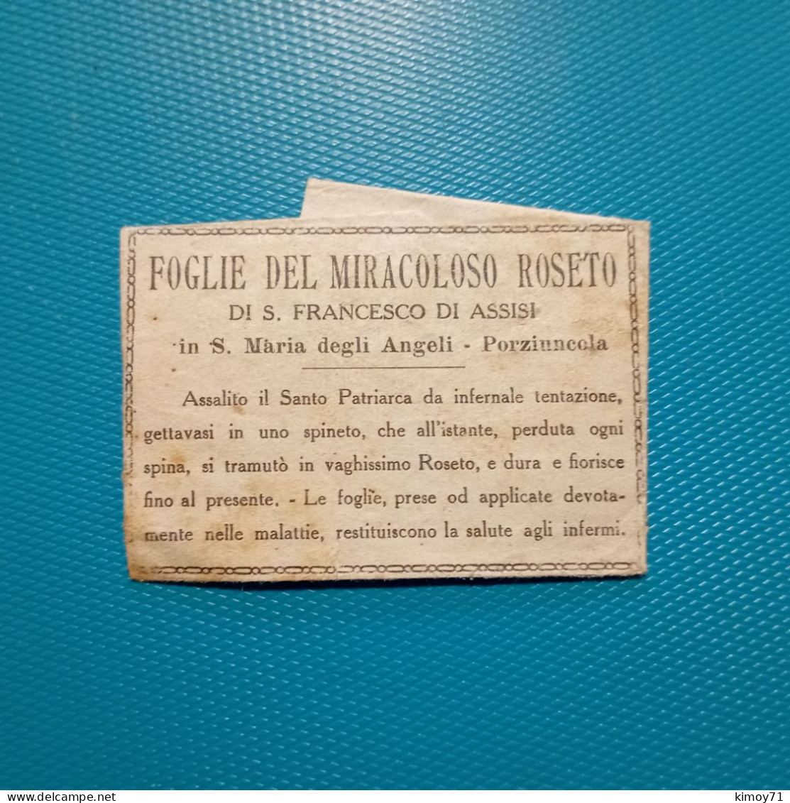 Foglie Del Miracoloso Roseto Di S. Francesco Di Assisi. - Religion &  Esoterik