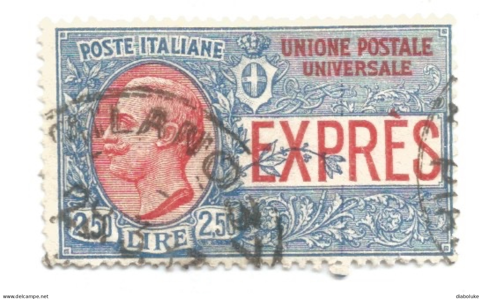 (REGNO D'ITALIA) 1925-1926, ESPRESSO, 2,5L - Francobollo Usato, Annullo Da Periziare (CAT. SASSONE N.14) - Eilsendung (Eilpost)