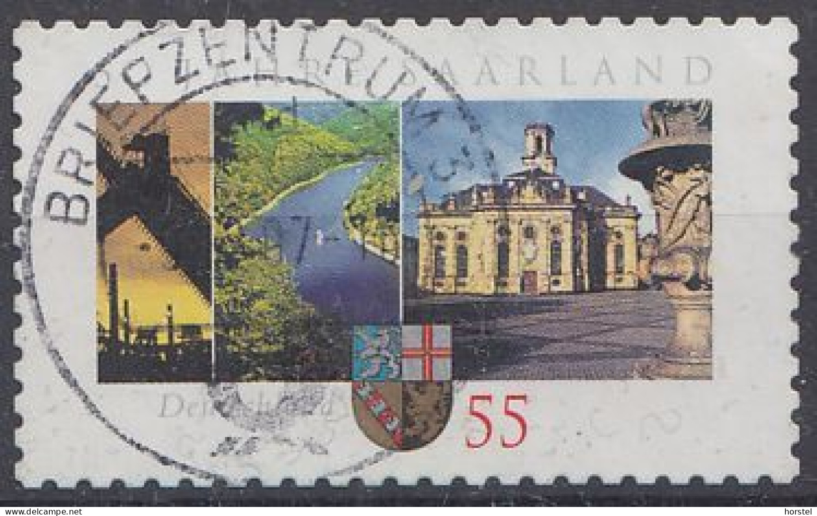 Deutschland Mi.Nr.2595  50 Jahre Bundesland Saarland - Hüttenwerk  ( Selbstklebend) - Oblitérés