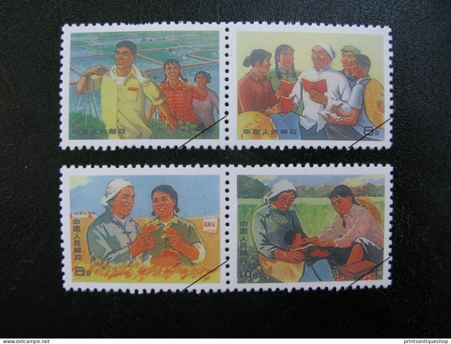 1969 CHINA W17 Intellectual Youths In Country. - Used Stamps