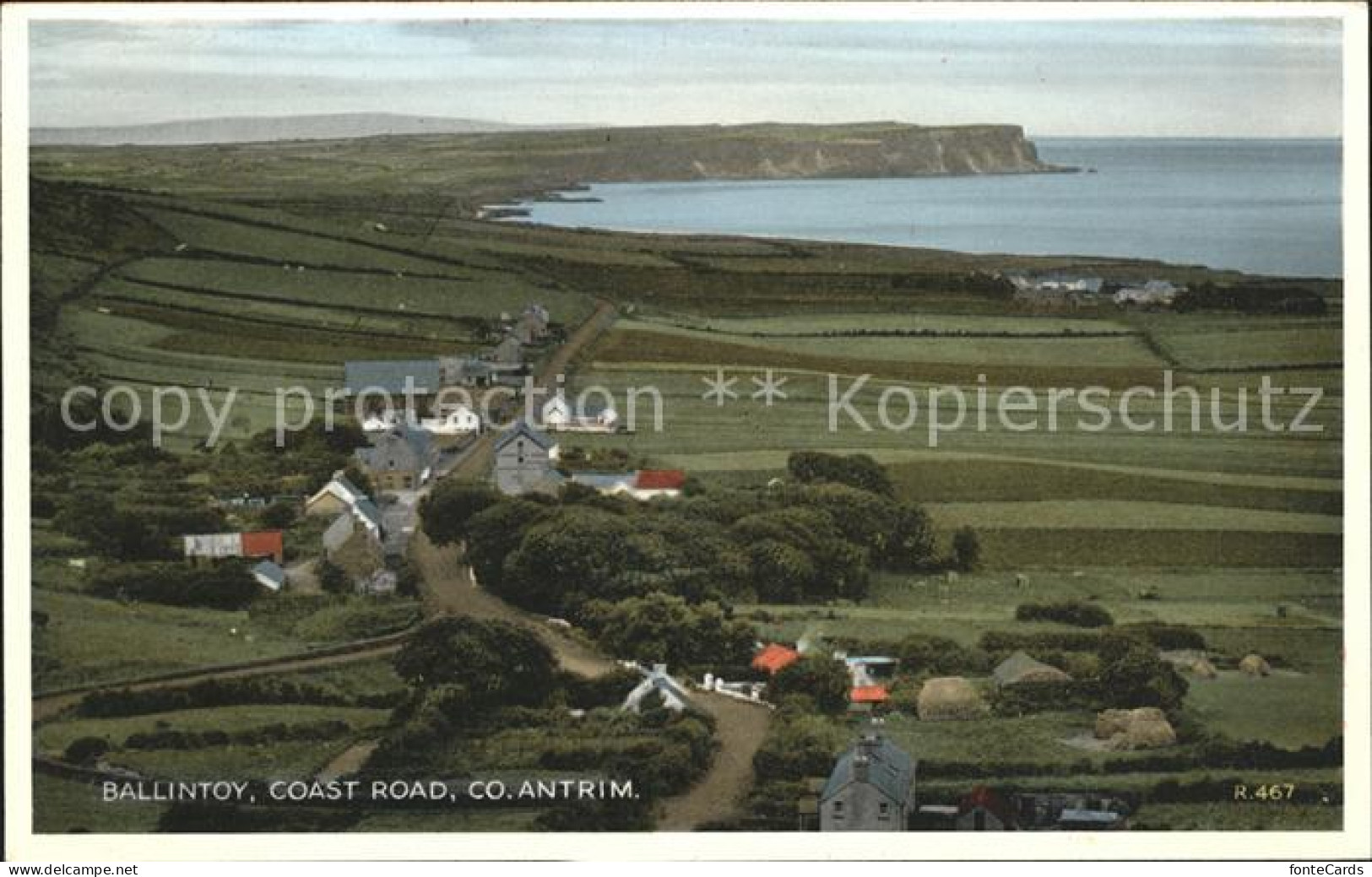 11732861 Ballintoy Panorama Coast Road Valentine's Post Card  - Altri & Non Classificati
