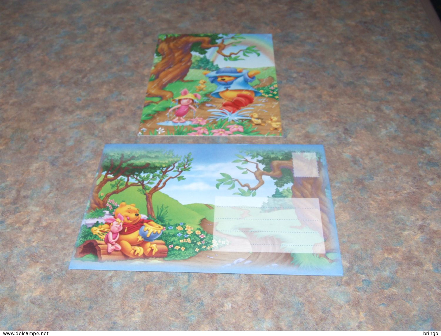 75431-         CARD WITH ENVELOPE, DISNEY, WINNIE THE POOH - Disneyworld