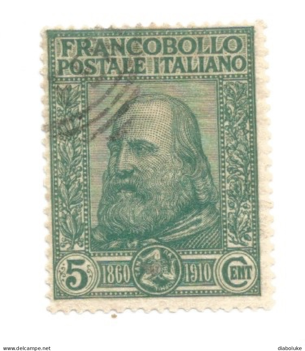 (REGNO D'ITALIA) 1910, RISORGIMENTO E PLEBISCITO, GARIBALDI - Serie Di 4 Francobolli Usati, Annulli Da Periziare - Afgestempeld