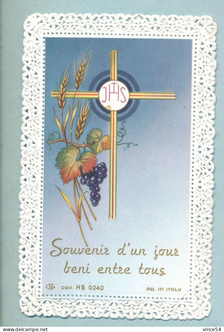 Souvenir D'1 Jour Béni Entre Tous =  Ma Communion 21 Mai 1967 Jean Michel POISON Pensionnat St-Pierre De Calais - Imágenes Religiosas