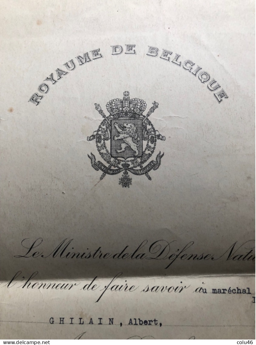 Lot gendarmerie Belge années 1920 1930 cahier écriture médailles photo groupe de gendarmes