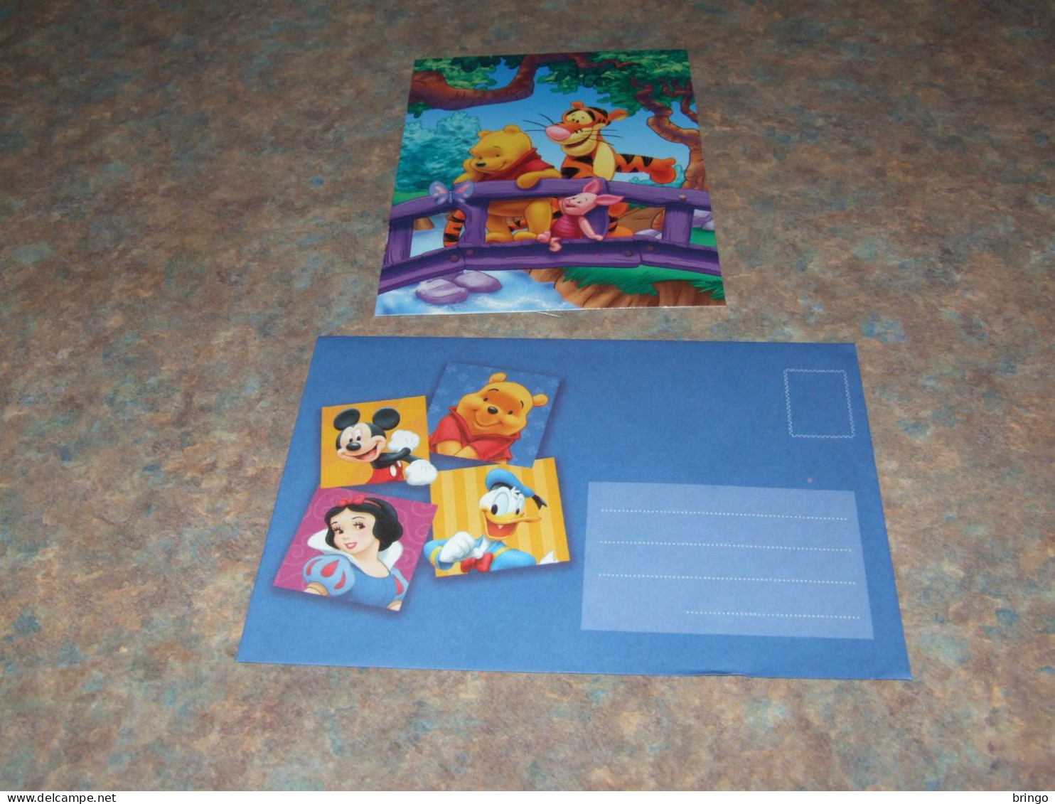 75432-         CARD WITH ENVELOPE, DISNEY, WINNIE THE POOH - Disneyworld