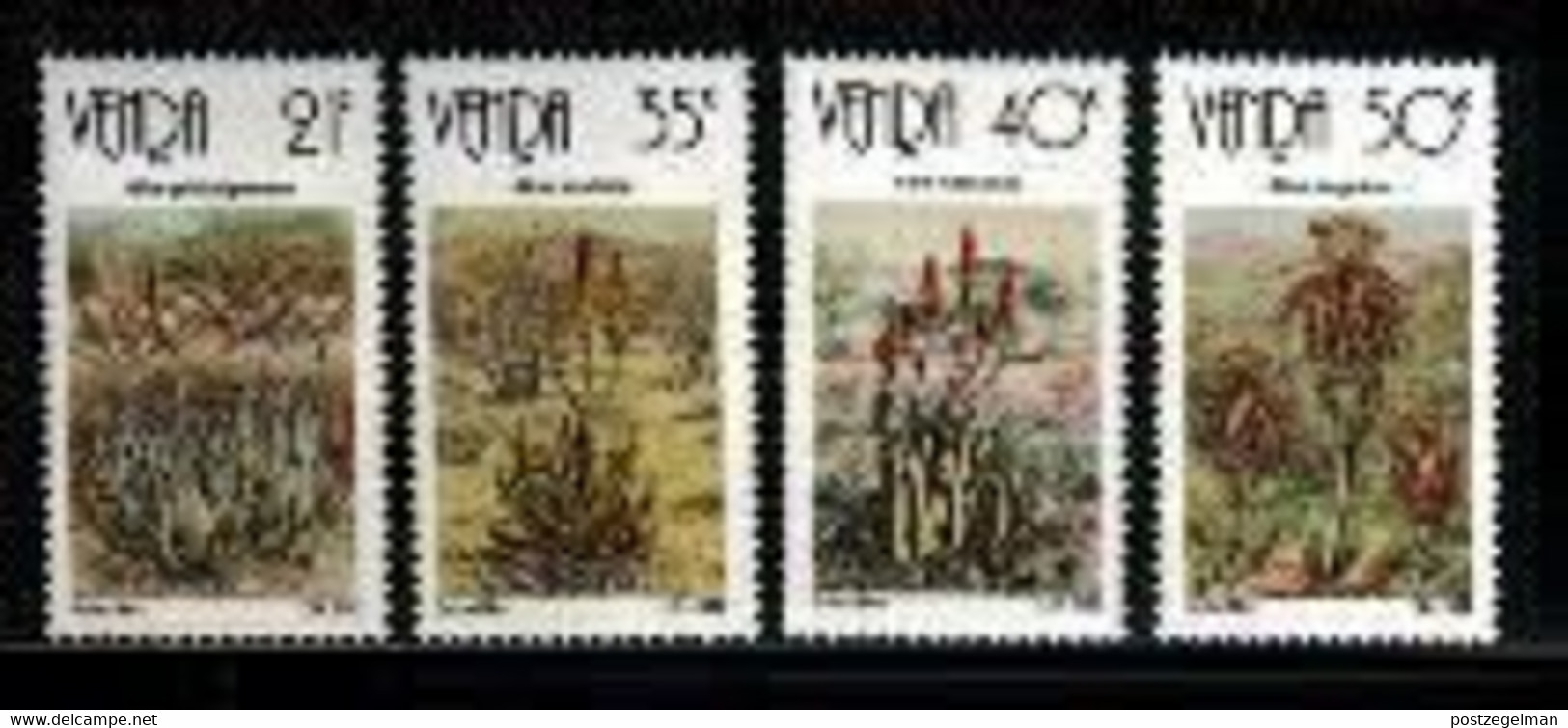 VENDA, 1990, MNH Stamp(s), Aloes,  Nr(s)  209-212 - Venda