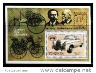 VENDA, 1986, MNH Stamp(s), Veteran Cars,  Nr(s)  149ms (Block 2) Scan F5689 - Venda