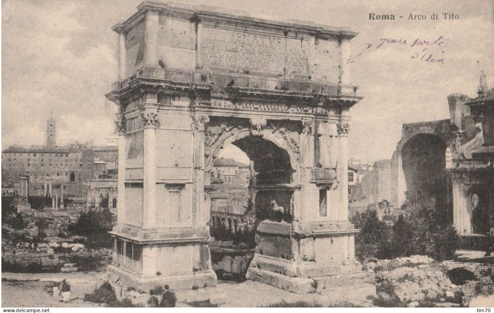 CT   ROMA    ARCO  DE   TITO - Altri Monumenti, Edifici