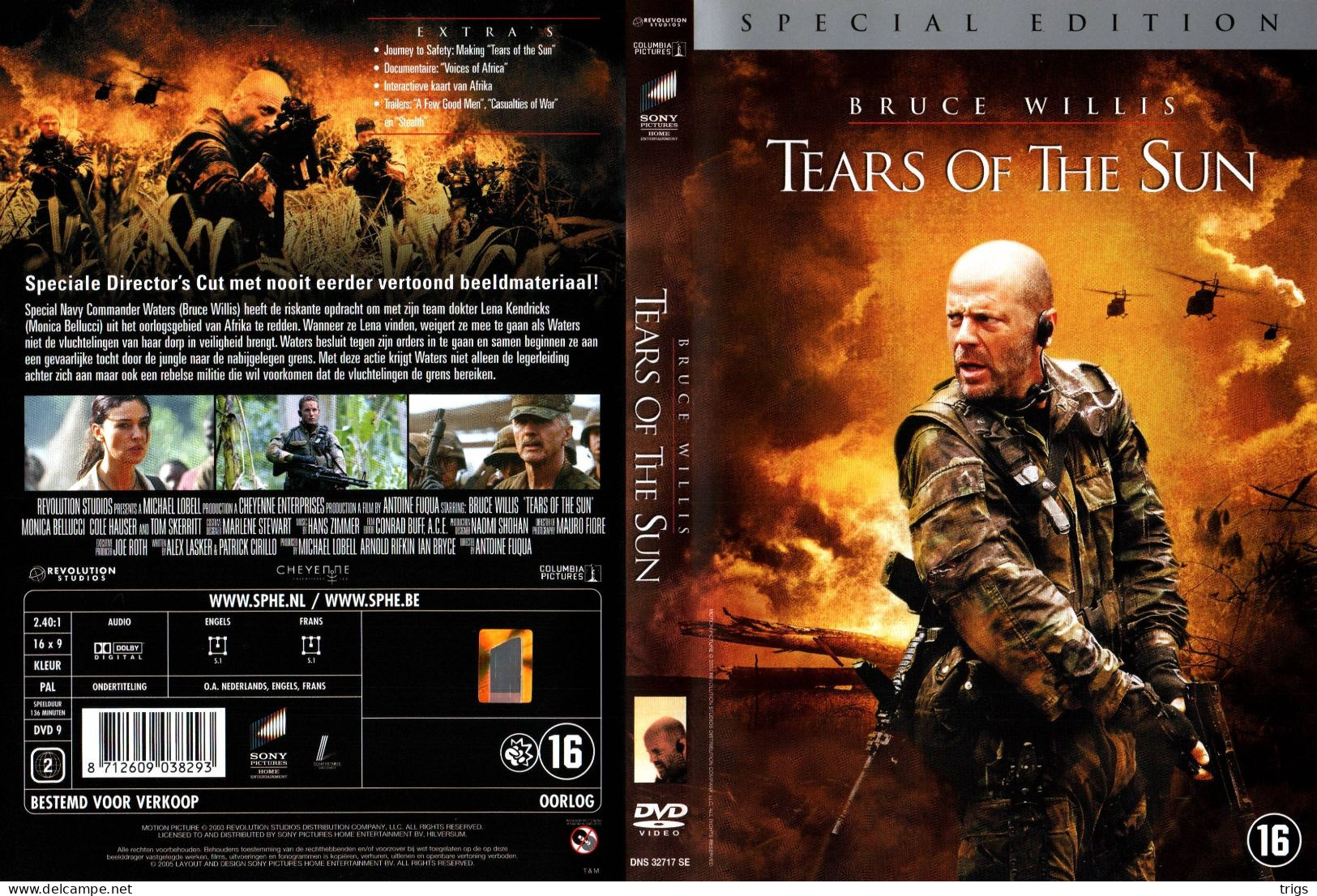 DVD - Tears Of The Sun - Action & Abenteuer