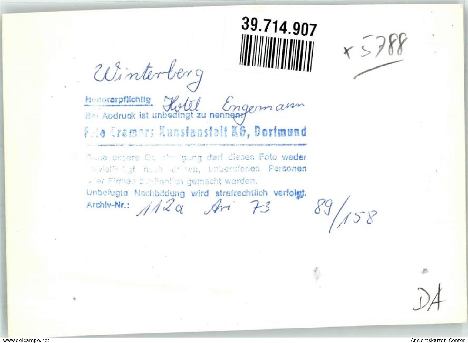 39714907 - Winterberg , Westf - Winterberg