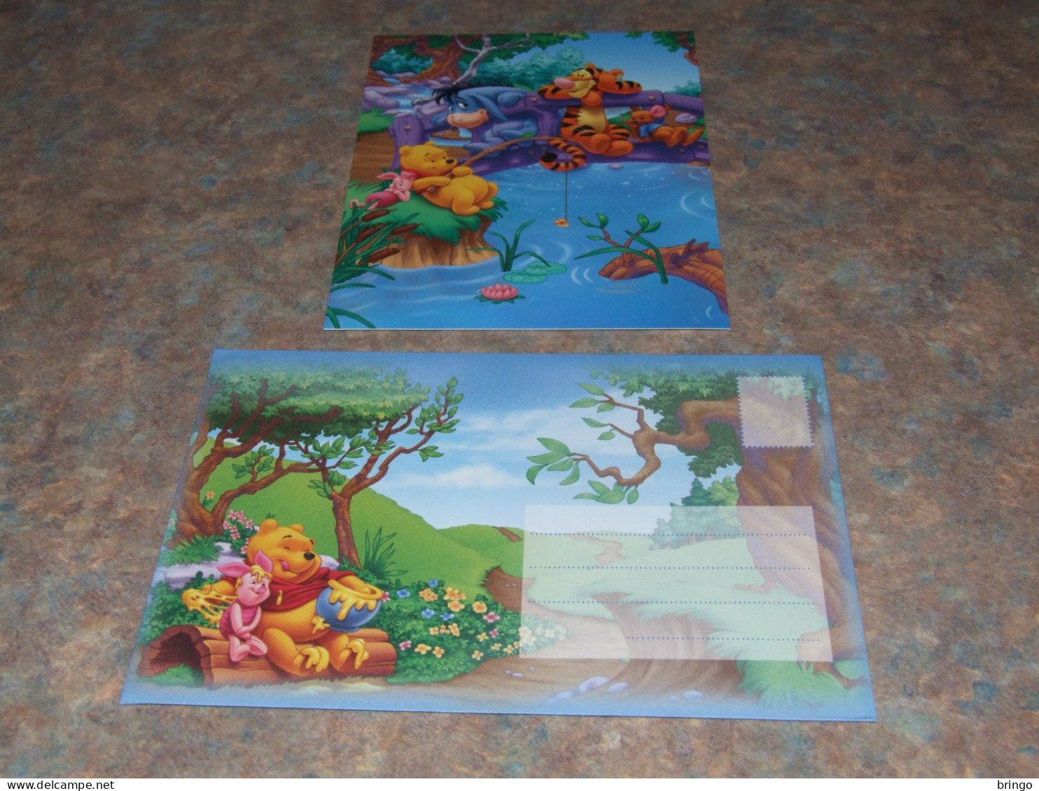 75433-         CARD WITH ENVELOPE, DISNEY, WINNIE THE POOH - Disneyworld