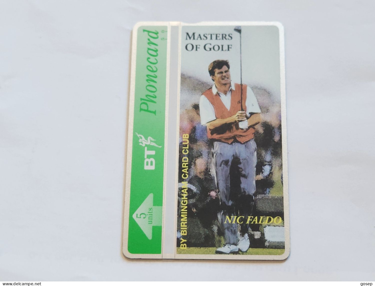 United Kingdom-(BTG-453)-Masters Of Golf-(1)-(389)(5units)(405L63573)(tirage-500)-price Cataloge-15.00£-mint - BT Emissioni Generali