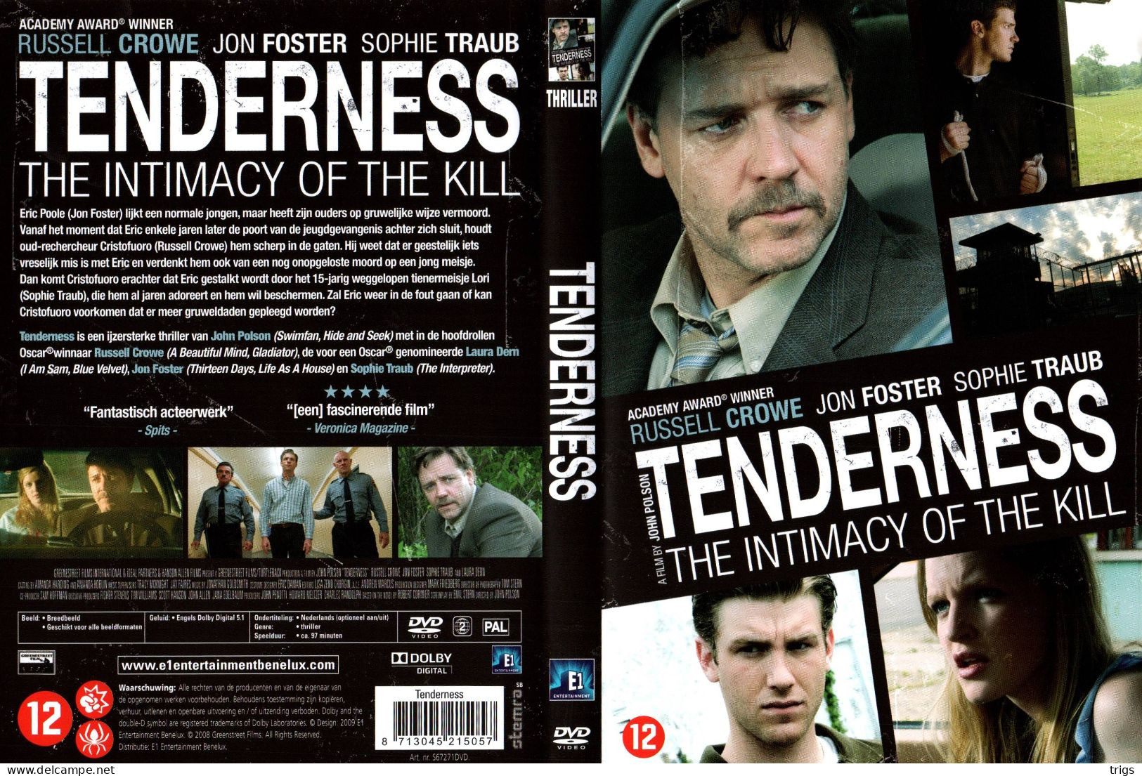 DVD - Tenderness - Policiers