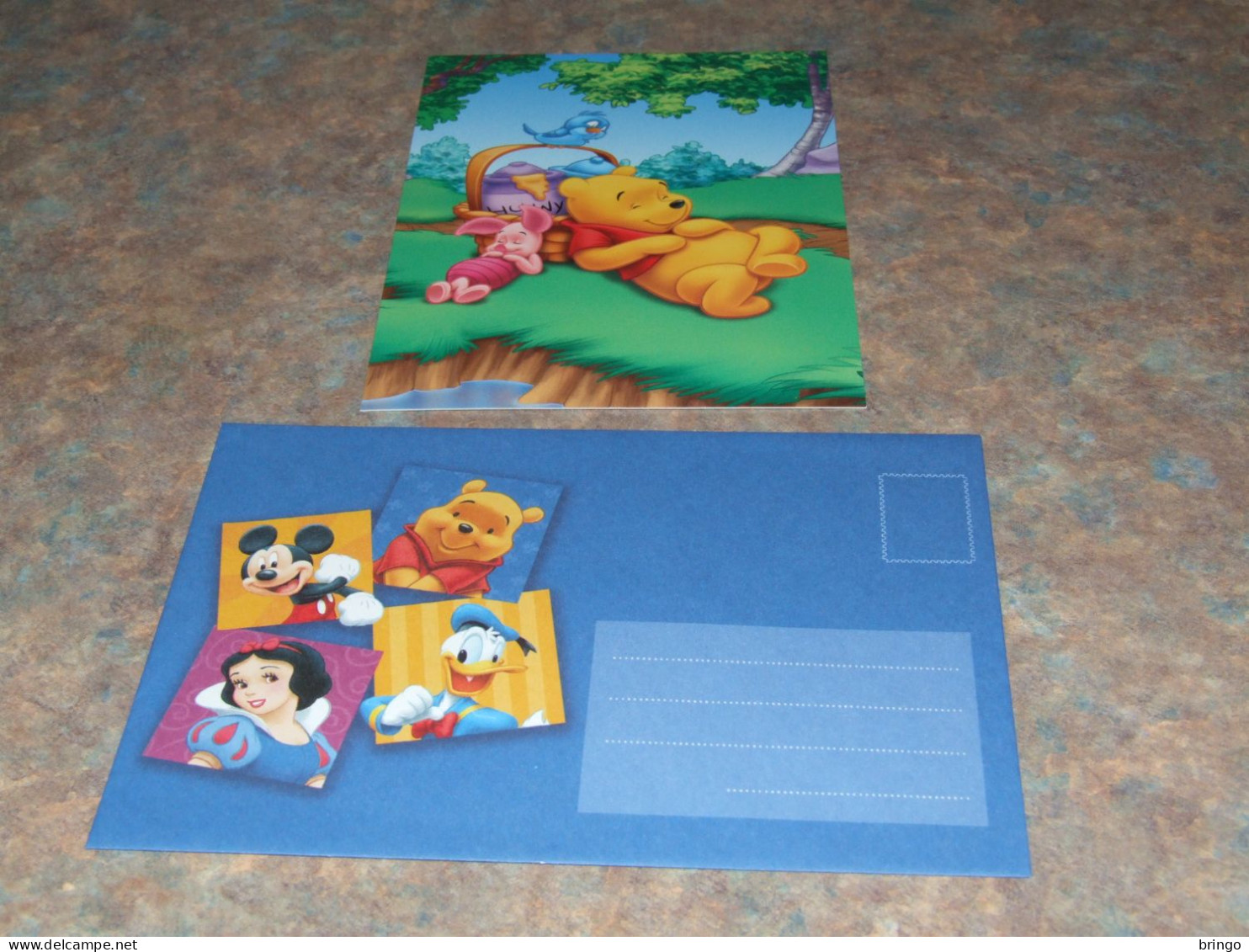 75434-         CARD WITH ENVELOPE, DISNEY, WINNIE THE POOH - Disneyworld