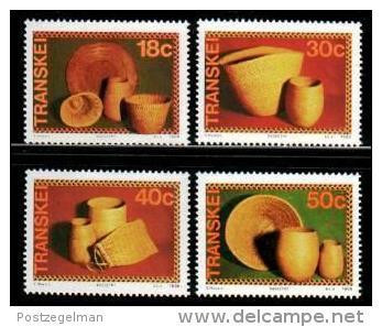 TRANSKEI, 1989,  MNH Stamp(s), Weaving &amp; Basketry,  Nr(s)  234-237 - Transkei