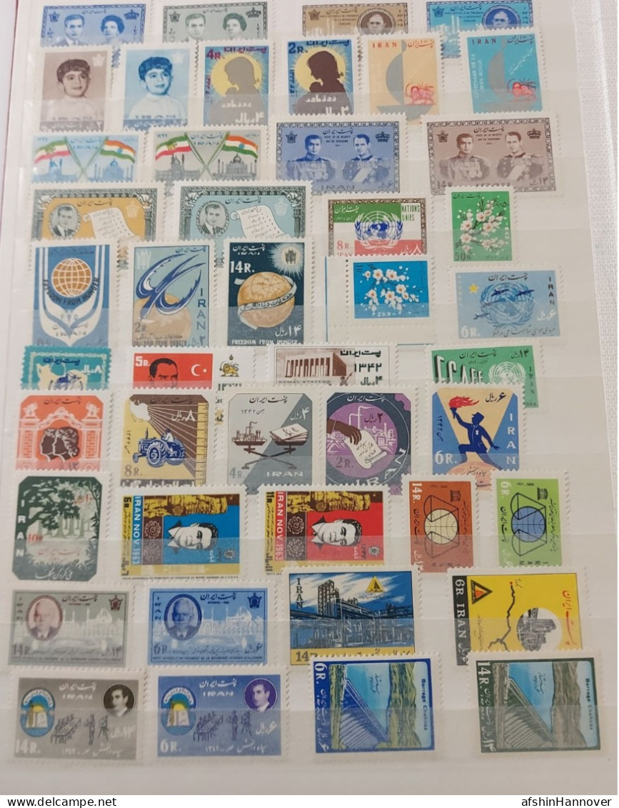 Iran Shah Pahlavi سری یادگاری تمبرهای سال 1342  Commemorative Stamps Issued In Year 1342 (21/3/1963-20/3/1964) - Irán