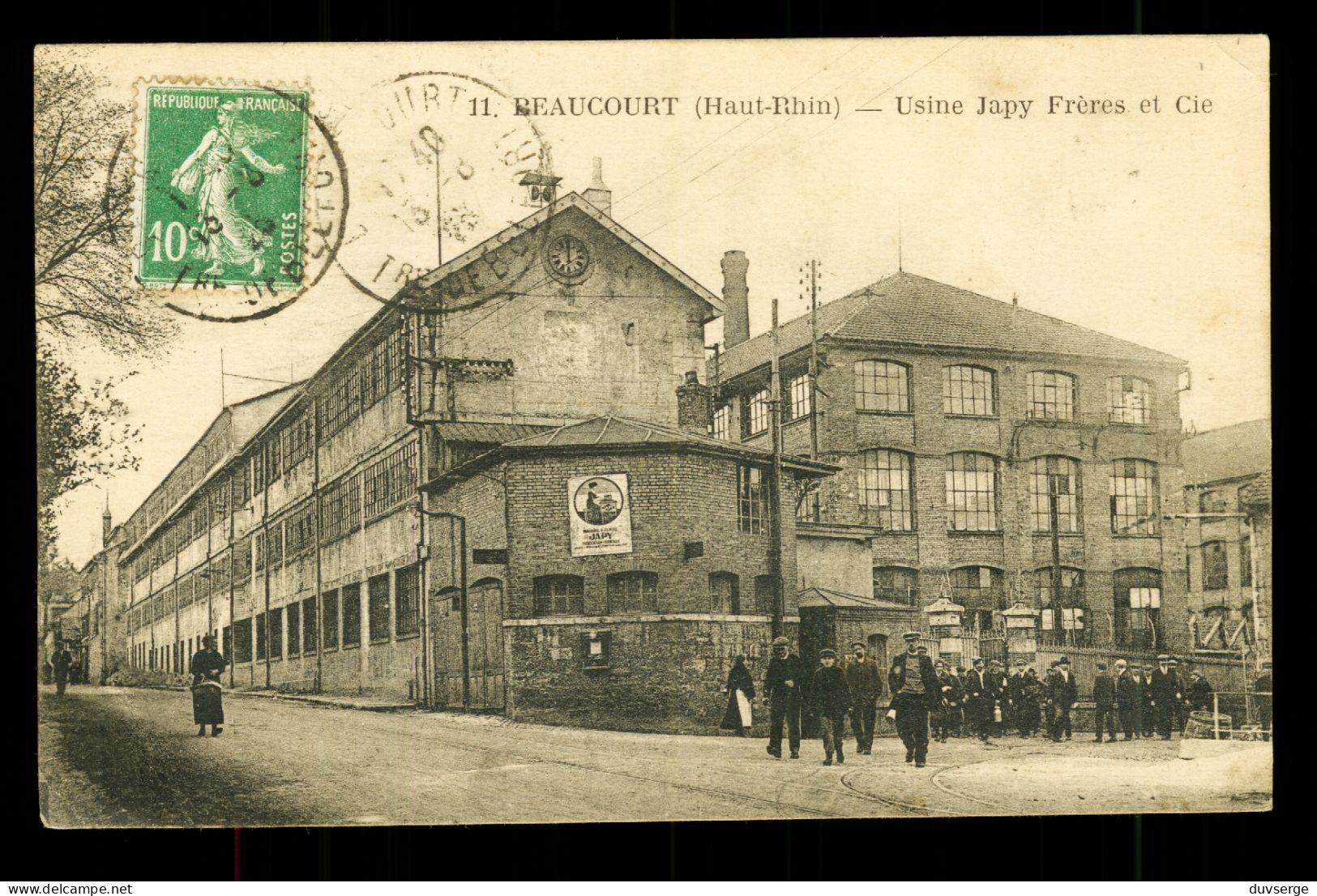 90 Territoire De Belfort  Beaucourt Usine Japy Freres Et Cie ( 2 Legers Plis D ' Angle Voir Scans ) - Beaucourt