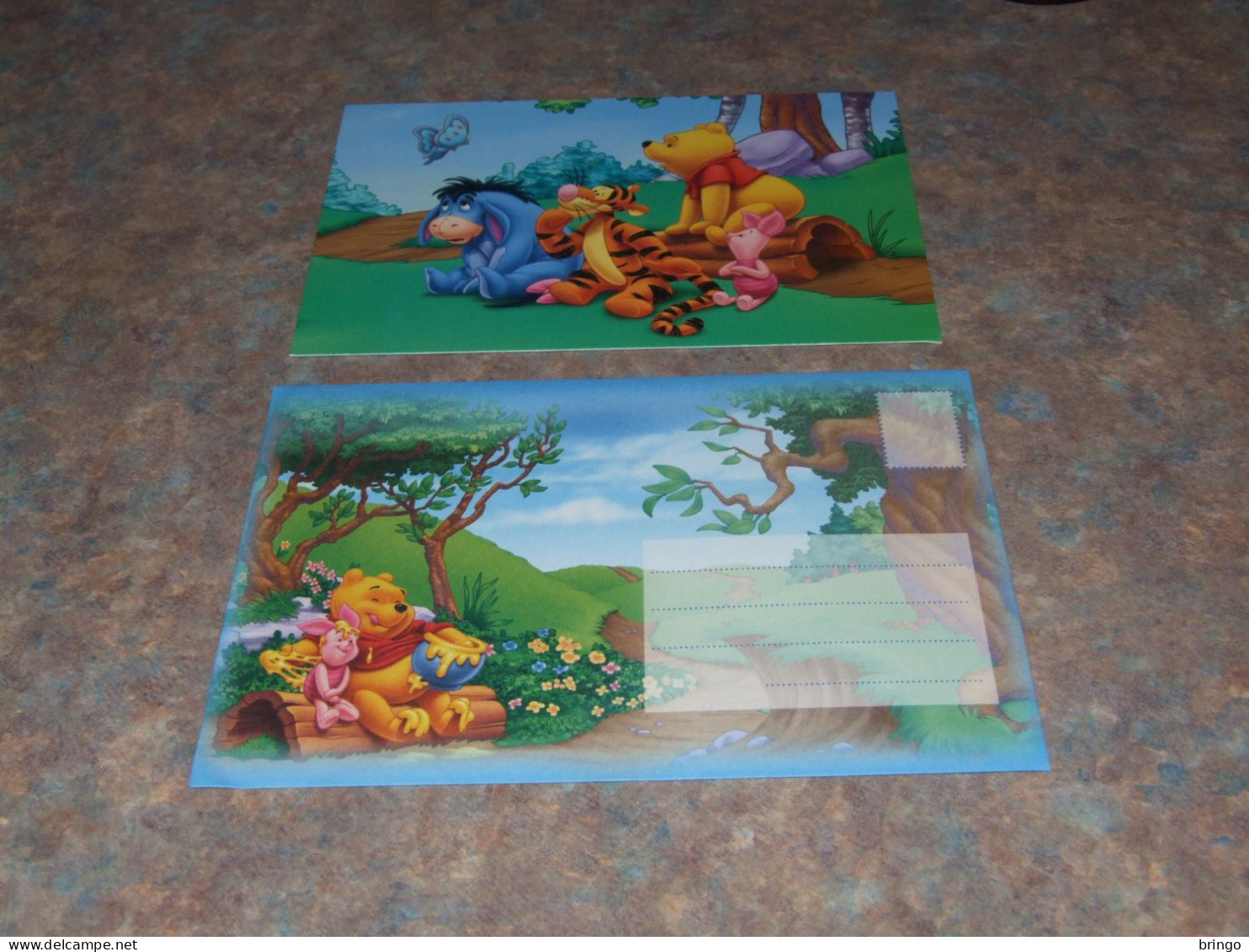 75436-         CARD WITH ENVELOPE, DISNEY, WINNIE THE POOH - Disneyworld