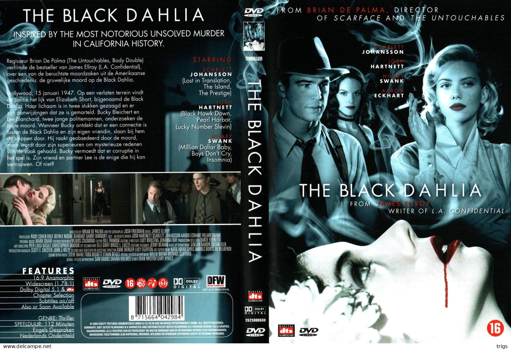 DVD - The Black Dahlia - Policiers