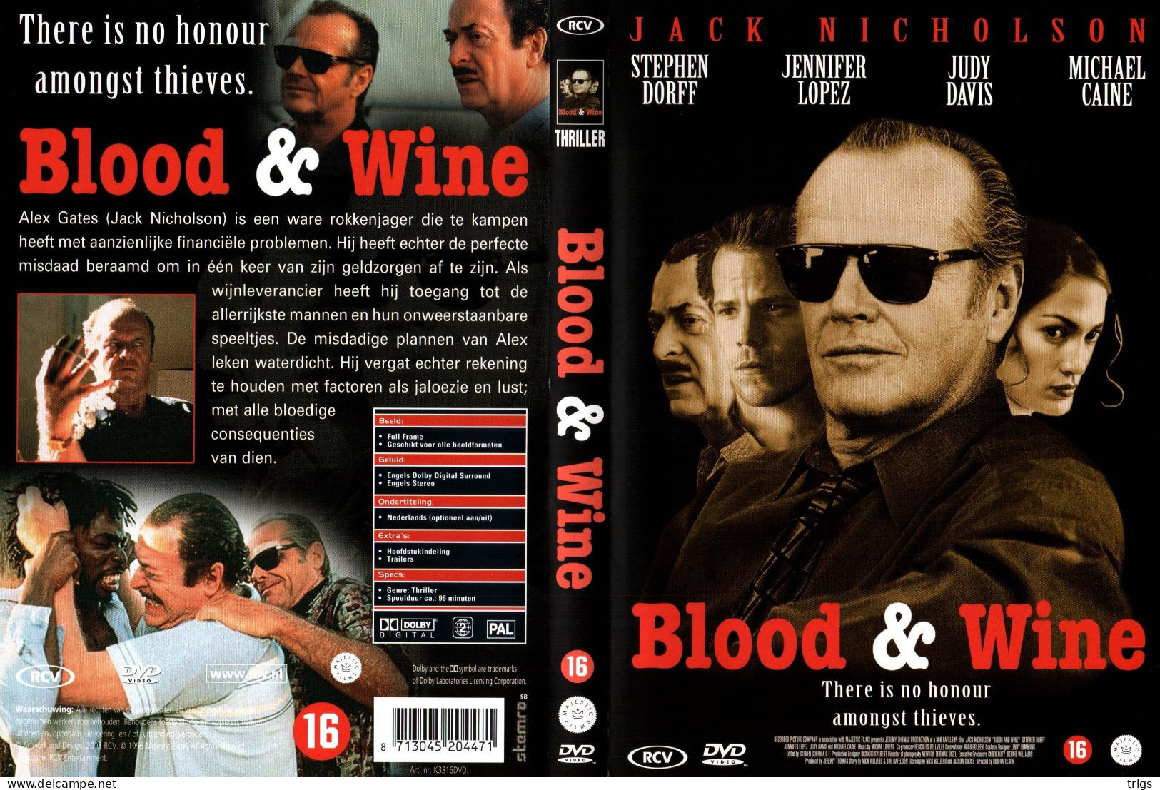 DVD - Blood & Wine - Policiers