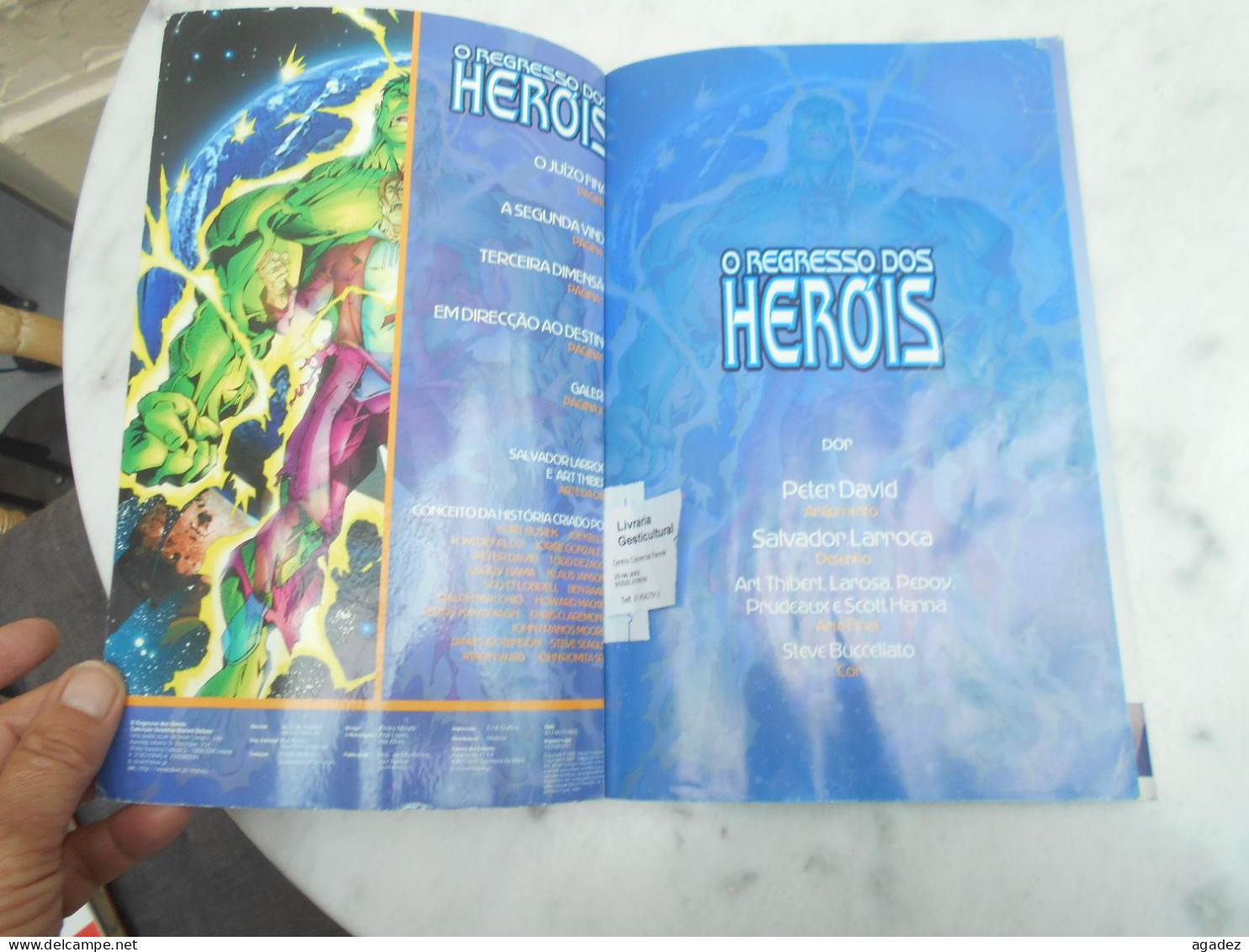 BD " O Regresso Dos Herois " Peter David 2001 - Cómics & Mangas (otros Lenguas)