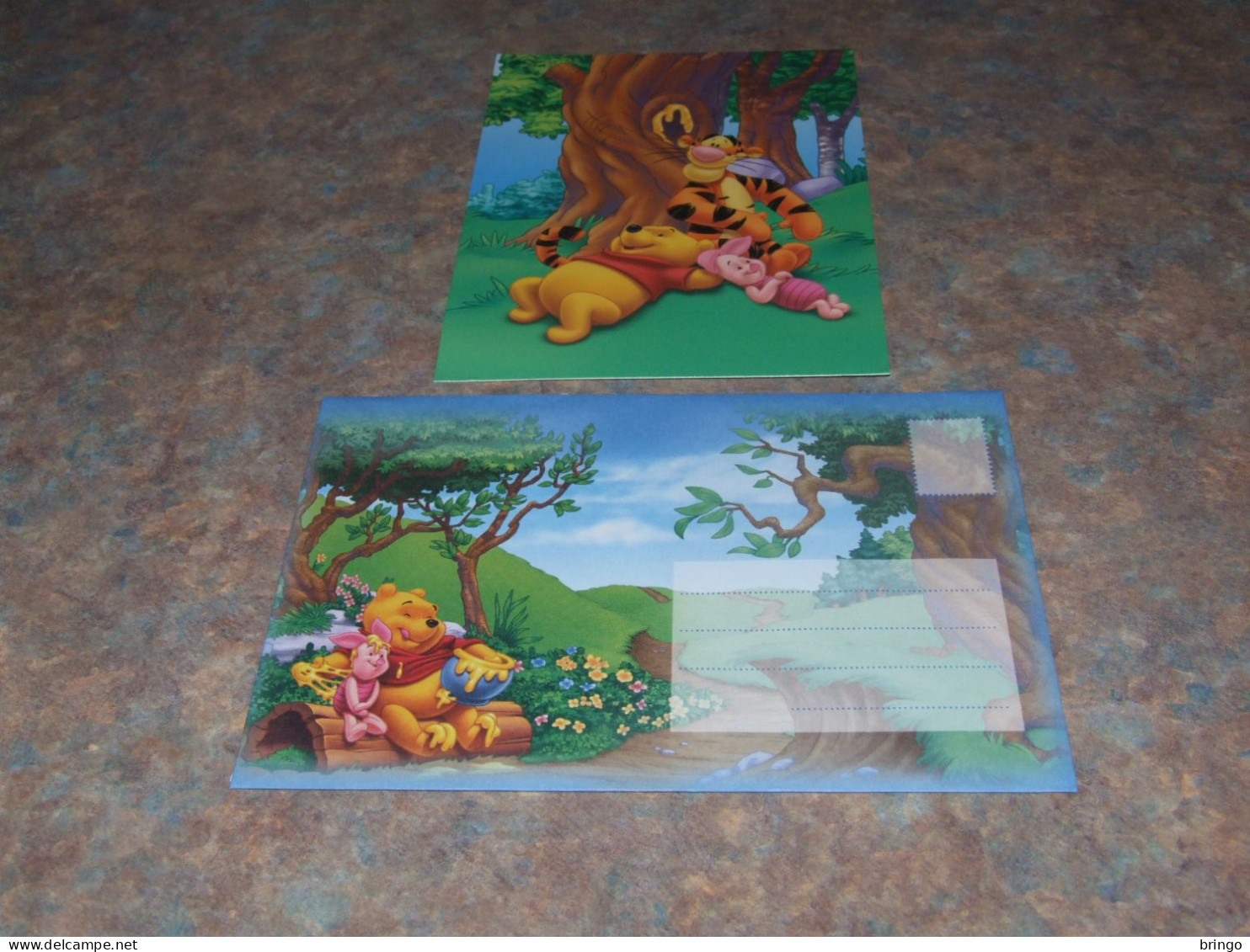 75437-         CARD WITH ENVELOPE, DISNEY, WINNIE THE POOH - Disneyworld