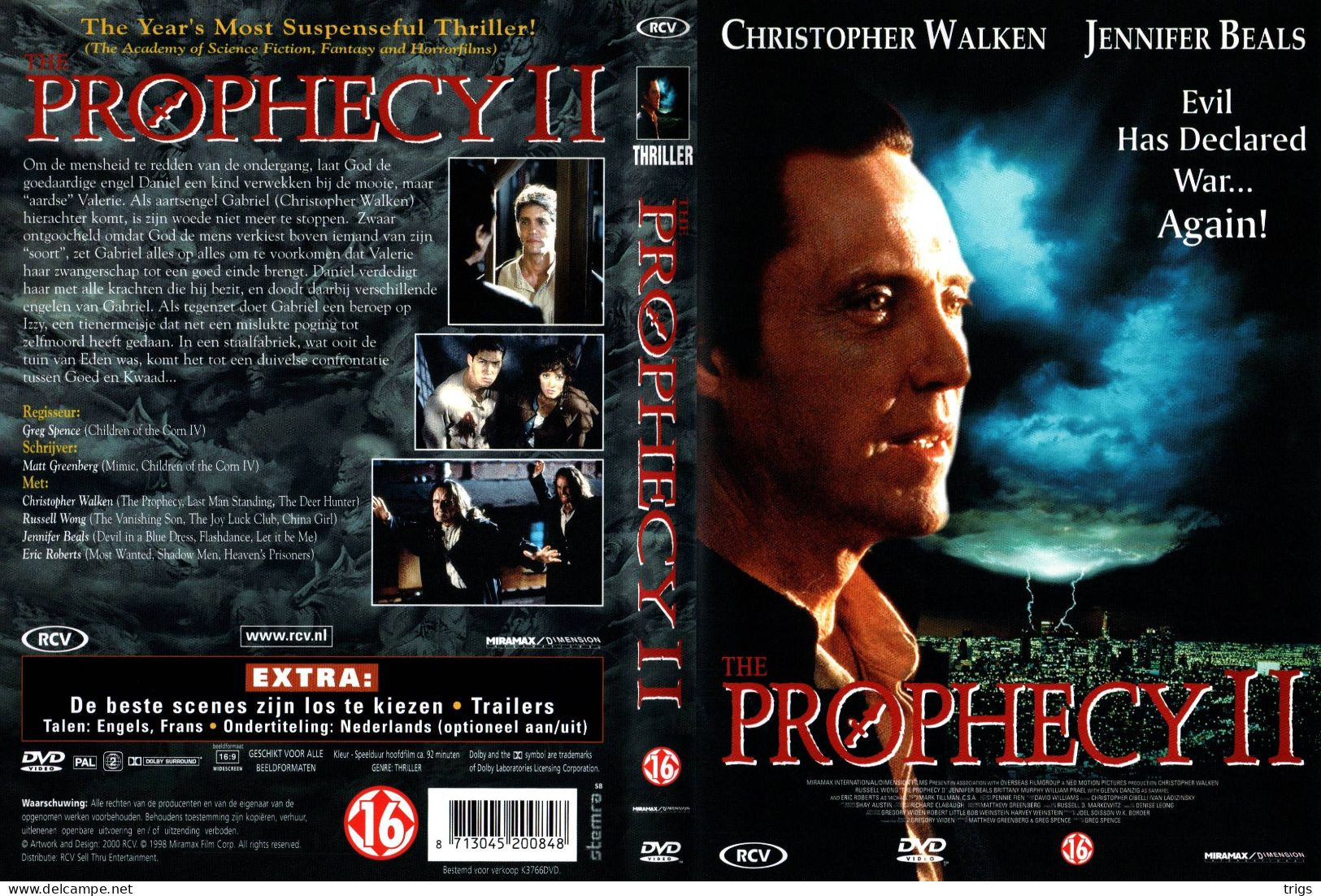 DVD - The Prophecy II - Crime